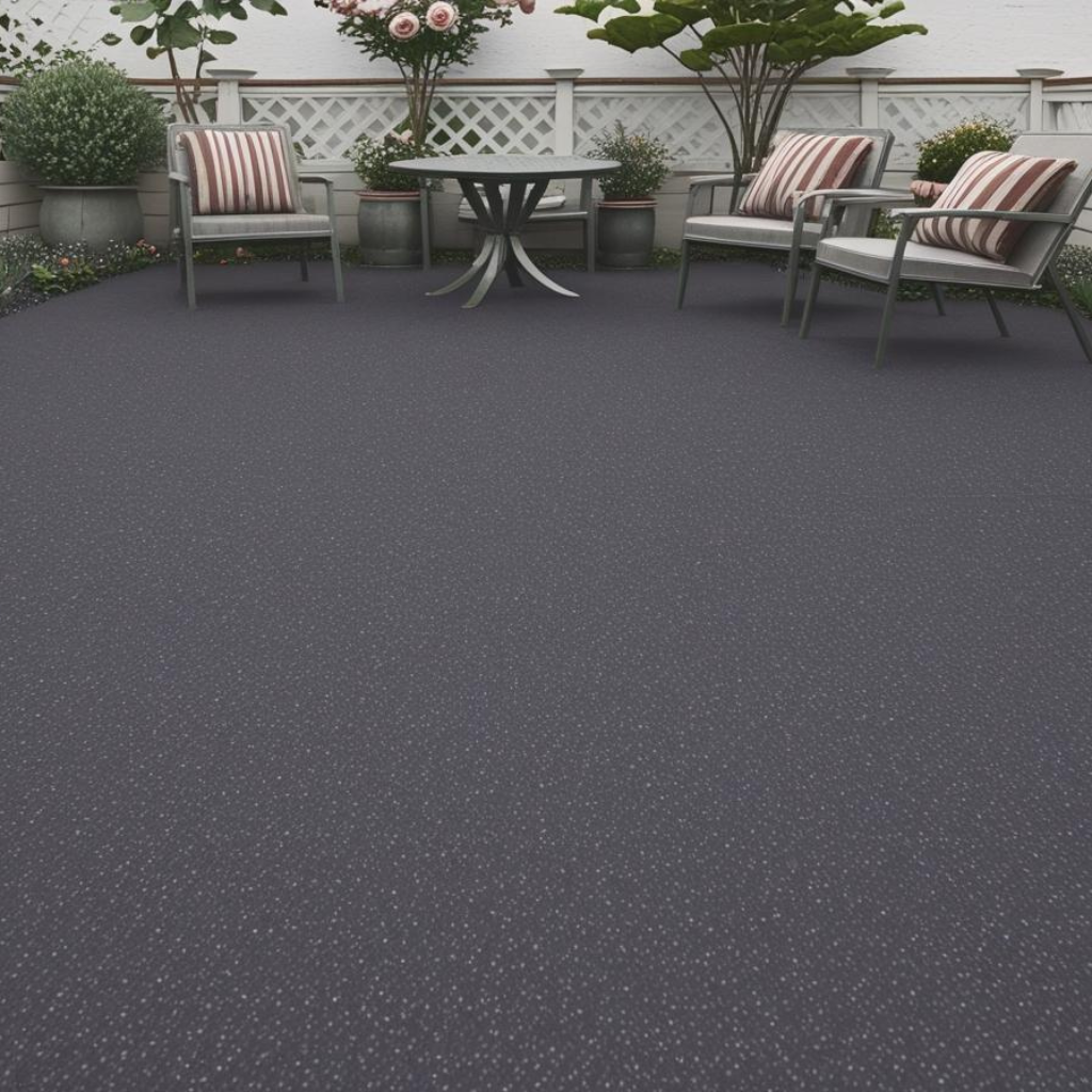 Black Resin Patio in Gwersyllt
